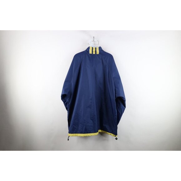 Vintage Adidas Mens Size XL Notre Dame University Lined Windbreaker Jacket Blue - Picture 15 of 16